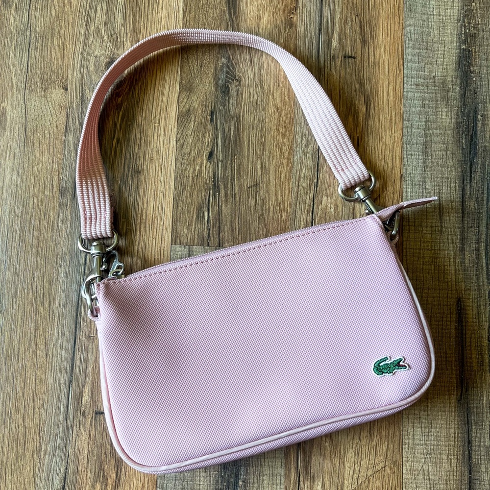 Lacoste new classic handbag in candy floss